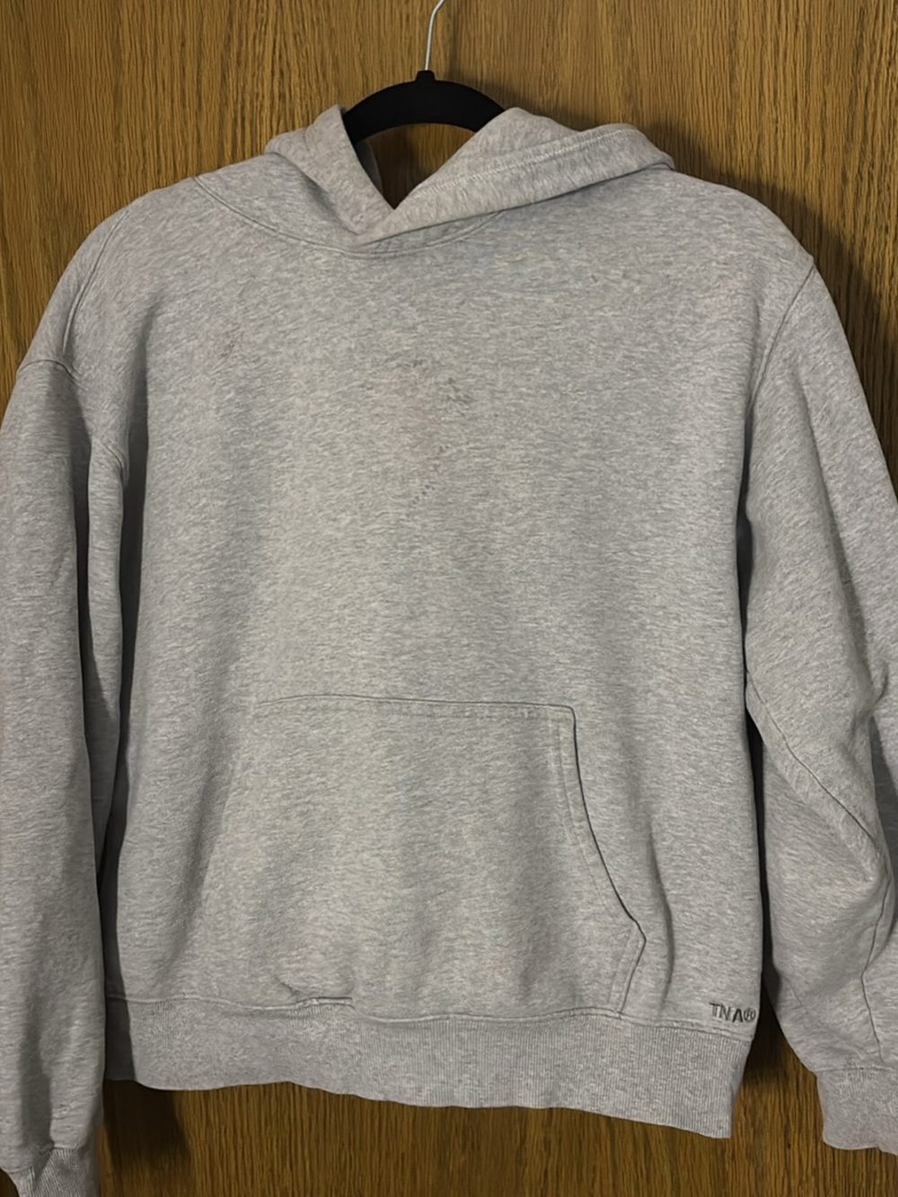 TNA Light Gray Pullover Hoodie